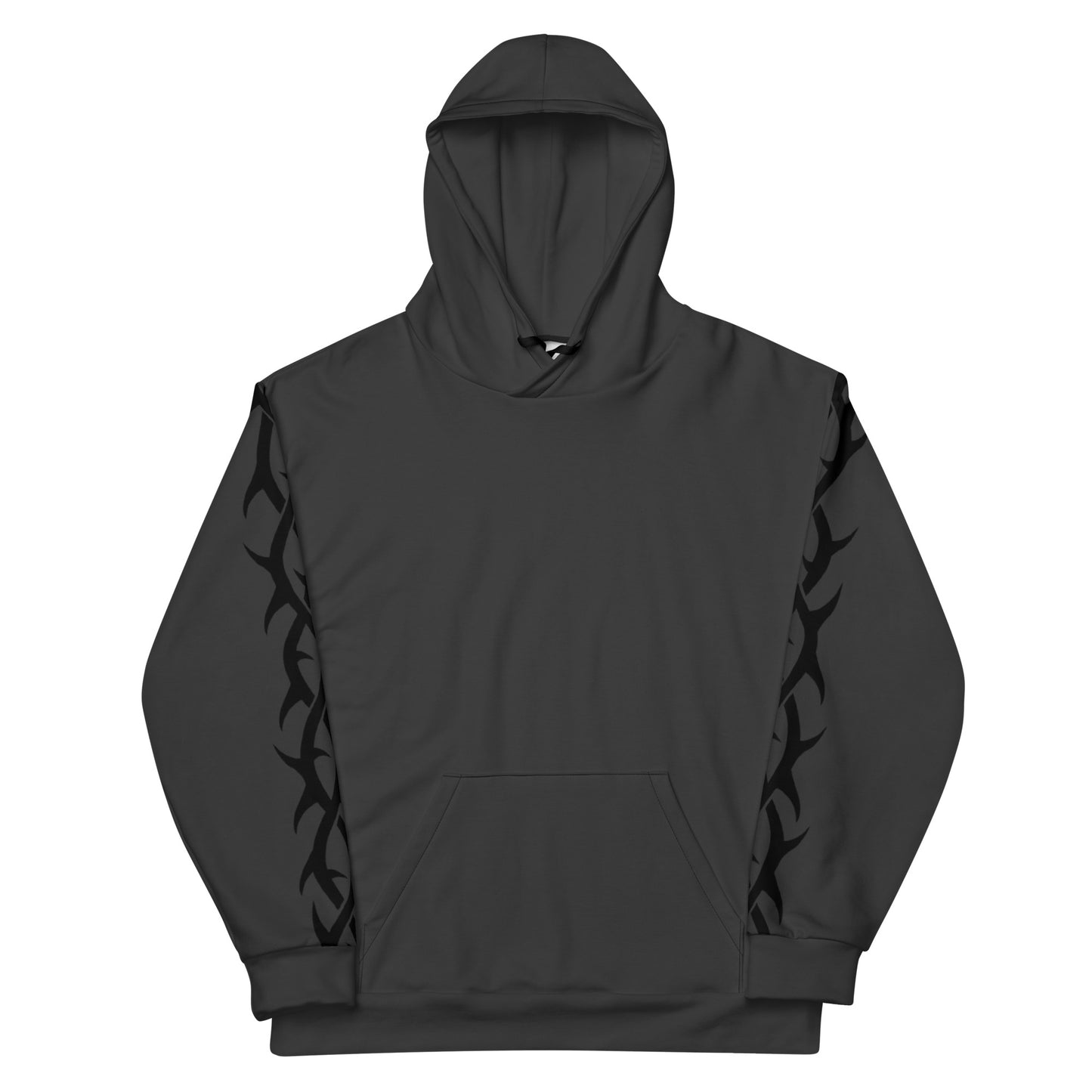 Rose Thorns Gray Hoodie