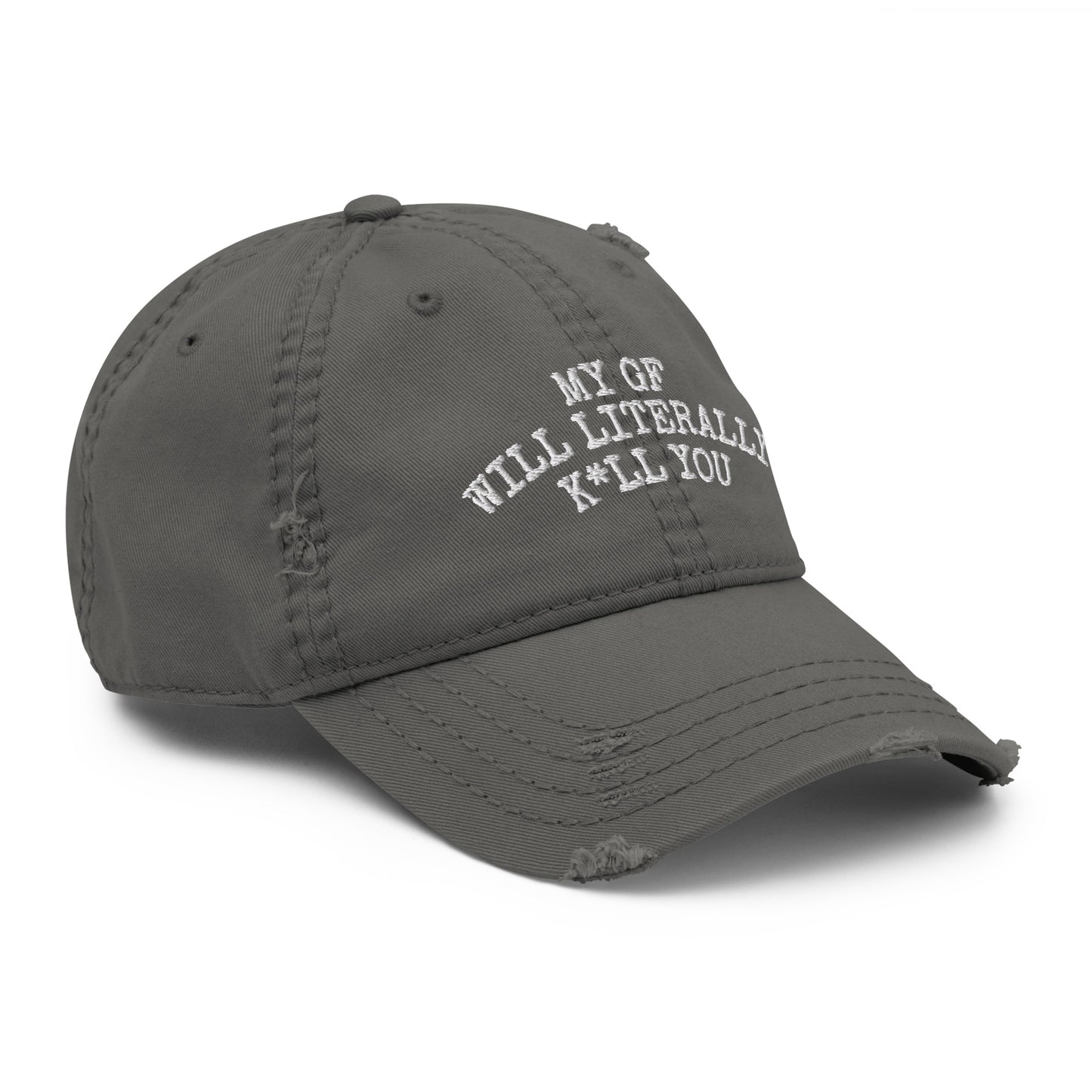 My GF Distressed Dad Hat